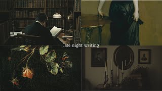 a dark academia playlist for late night writing