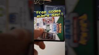Free Pokemon TCG codes every day🤩 65.day #pokemon #freecodes #tcg #tcgpokemon #pokémon #shorts #card