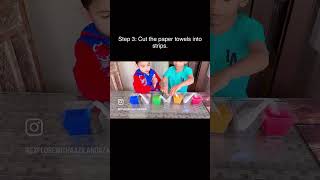 Colourful water movement #scienceexperimentsforkids