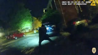 WATCH: Akron police release bodycam video from incident where suspect fired at officers