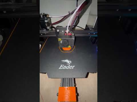 Ender 3 pro printing the first piece for a Destiny 2 weapon #3dprinting #destiny2 #ender3pro #pla