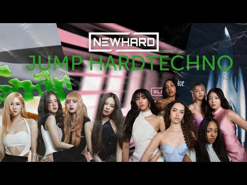 JUMP HARD TECHNO X LIKE JENNIE X GNARLY - BLACKPINK & KATSEYE (NEWHARD MASHUP EDIT).