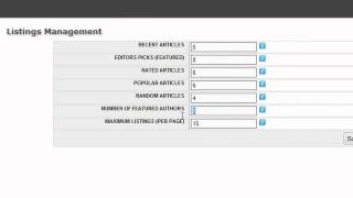 Article Directory Script - How To Manage Article Listings From Admin Panel