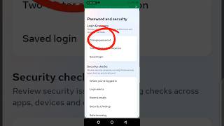 How To Change Facebook Password if Forgotten #shorts #facebook
