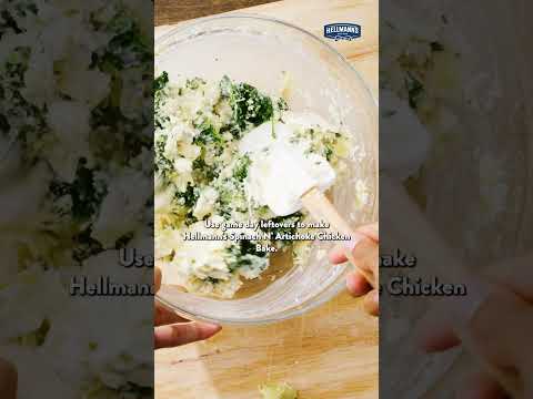 Hellmann's Spinach Artichoke Chicken Bake Recipe