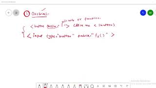Javascript Events, Documents Object Method(DOM), css in js.