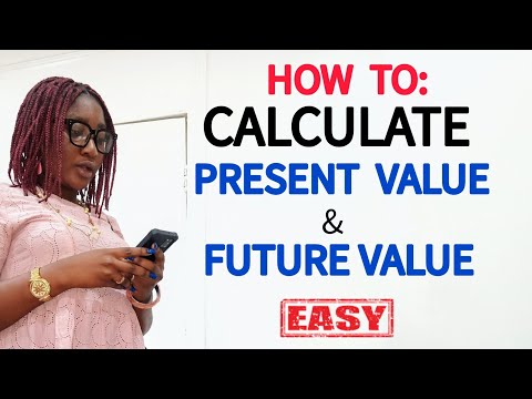 How To Calculate Present Value & Future Value