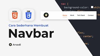 How to Create a Simple Navbar - HTML CSS