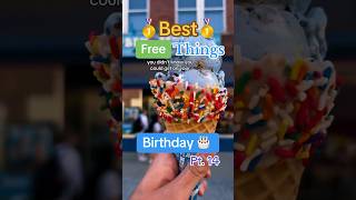 Free Food You can get on your Birthday! 🎂💰 #freebies #birthday #freefood
