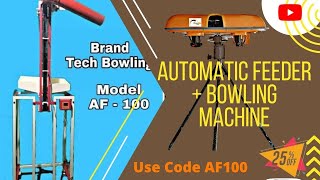 Automatic Ball Feeder and Cricket Bowling Machine 🏏 | Tech Bowling | #bowlingmachine