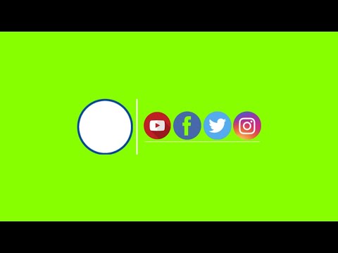New Social Media Green Screen Template