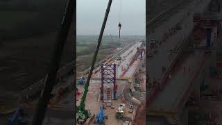 HS2 Coleshill viaducts | Stretching 600m across Birmingham Road #shorts #construction #engineering