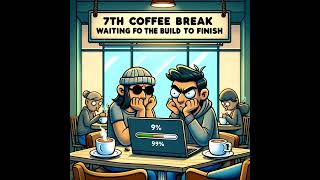 When your coffee count exceeds your commit count! #DevOps #CodingHumor #DevOpsMemes