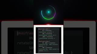 💫 Glowing Orbital CSS Loader Animation 🔥 | HTML & CSS Tutorial #shorts#html #css