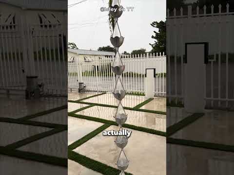 Amazing Rain chain Drainage #shorts