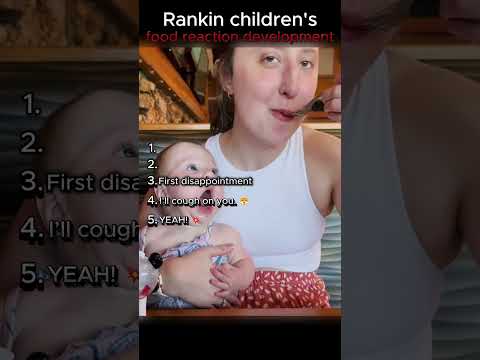 Rankin's children's food reaction development #shorts #funny