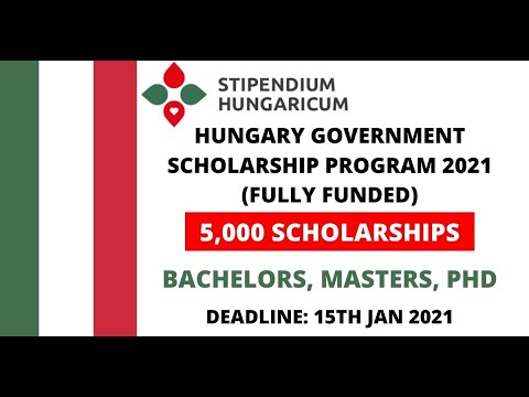 Stipendium Hungricum Scholarship 2021 | Fully Funded | Study in Hungary