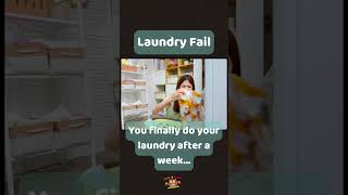 Daily Fails #19 - Laundry Fail! #DailyFails #LifeFails #FunnyShorts #shorts