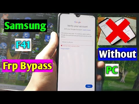 Samsung Galaxy F41 Frp Bypass/Reset Google Account Lock | Samsung F41 Frp Unlock Android 10 Q