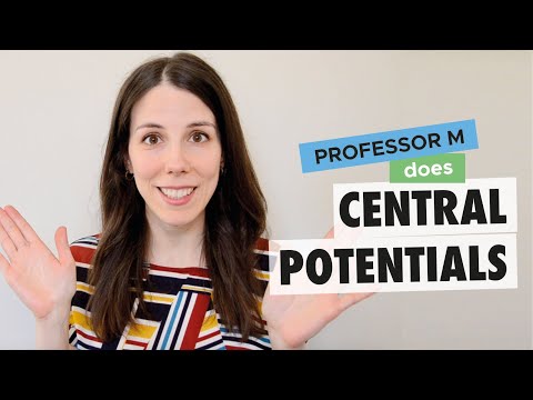 Central potentials in quantum mechanics