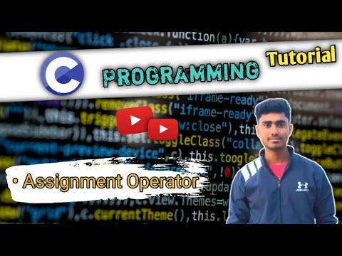 Assignment operators in C in Hindi | Simple & compound assignment operators #cprogramming #clanguage