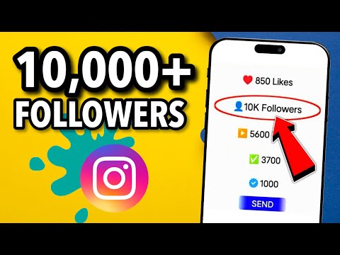 10,000+ ✅ INSTAGRAM FOLLOWERS - How to get instagram followers 2025