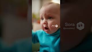 Starving baby look for mum #rap #beats #viral #short #funnyvideo #aishorts