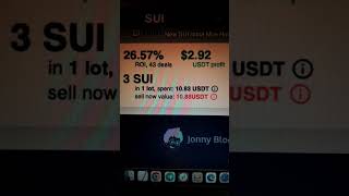 SUI Automated algo trading bot, 24+% ROI in 4 days!