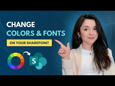 How to customize SharePoint Theme & Fonts | 2024 Tutorial