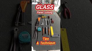 Frosted Glass Panel Cutting & Engraving: Expert Techniques #asmr