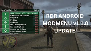 RDR ANDROID MODMENU - MODMENU v1.1.0 RELEASE