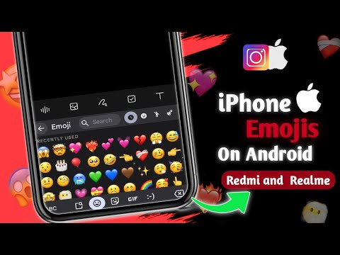 iPhone emojis on any Android phone / ios emojis on Android /  redmi and Realme