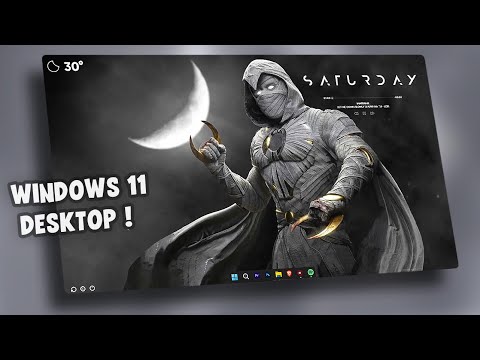 Make your desktop look amazing with this Moon Knight Theme | Desktop customization