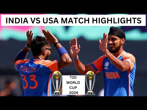 India vs USA T20 World Cup Highlights 2024 #t20worldcup #indiavsusa #bayworldnews #cricketnews
