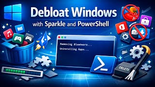 Sparkle + PowerShell: One Command to Remove Windows Bloatware