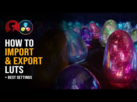 How To Import, Export & Apply LUTs | Davinci Resolve Tutorial