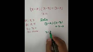 Equation solution #algebra #algebratricks #mathexpert #maths #solveforx #tricks #trending #cbse