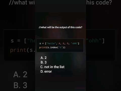 comment the output. #python #coding #pythontest #pythonproblems