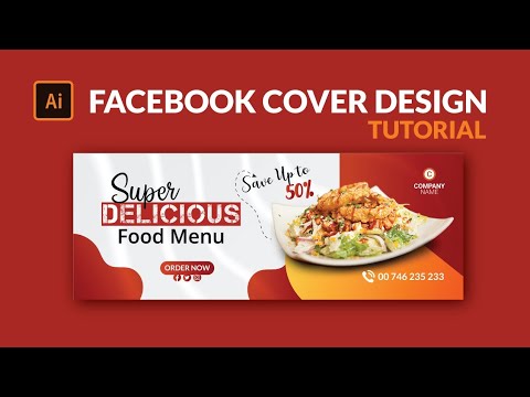 Facebook Cover Design Tutorial | Adobe Illustrator | Facebook cover..