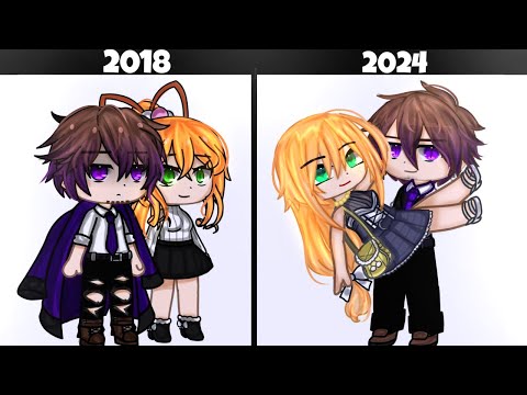 Evolution of the Afton Family 2018-2024 |Gacha Club|