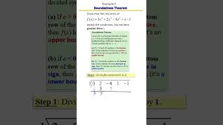 Boundedness Theorem Made Simple | Upper & Lower Bounds of Zeros 🔒📉 Example 4
