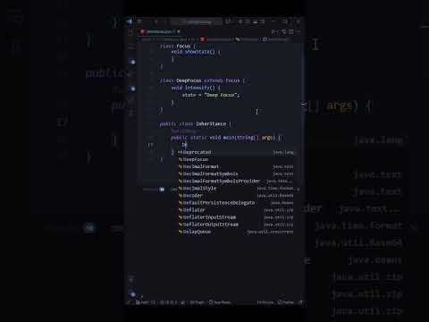 Inheritance in Java — Java Shorts #017 #javalanguage #java #javacoding