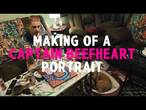 Making of a Captain Beefheart Portrait