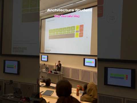 Architecture student day in the life vlog #studyarchitecture #architecturestudents