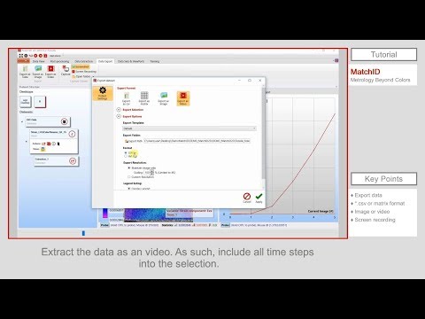 Tutorial X - Export Data