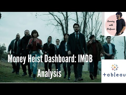 MoneyHeistDashboard | Data Analyst Tableau Portfolio Project| LearningWithProfessor| IMDB Analysis