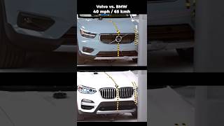 Volvo vs BMW – Brutal 40mph Crash Test!