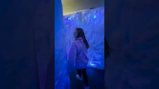 Assistant Searches for a way out of the Ice Maze #FamilyFun #Maze