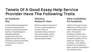 A Brief Guide On Essay Writing Help