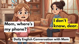 ✅ Daily English Conversation with Mom | Easy English Practice for Beginners | Basic English Teacher